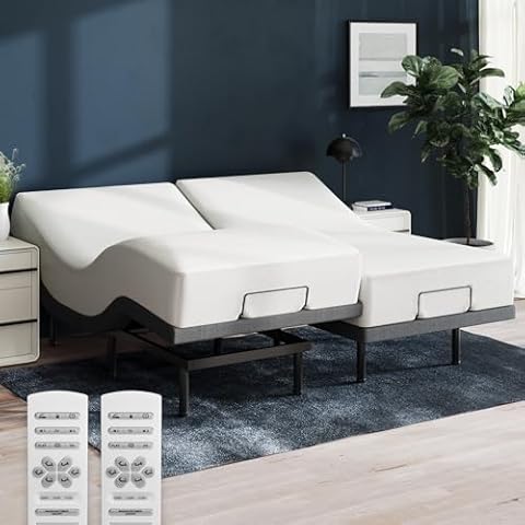 Nectar Split King Adjustable Base and Mattress Cover