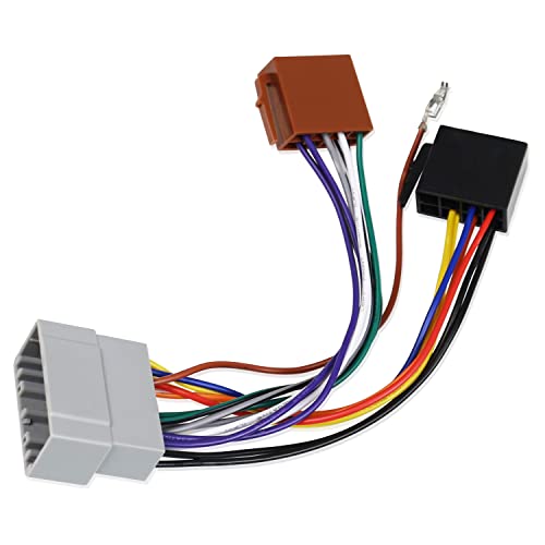 Fiegromech ISO Car Radio Stereo Wiring Harness Adapter Replacement for Jeep 2001-2007,Dodge Ram 2002-2007,Chrysler 2002-2007 Radio Connector Fiegromech ISO Car Radio Stereo Wiring Harness Adapter Replacement for Jeep 2001-2007,Dodge Ram 2002-2007,Chrysler 2002-2007 Radio Connector