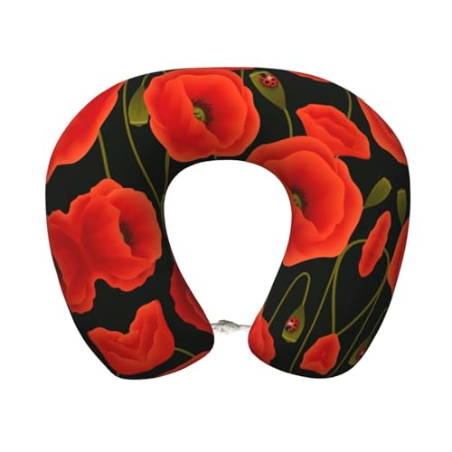 Almohada de poliéster para cuello y hombros negra miniatura 1