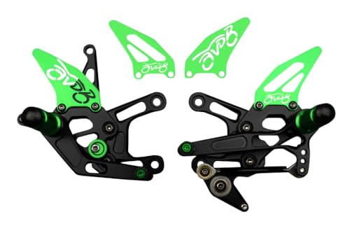 Platines S1000 RR vertes commandes reculées pour vos sorties sur circuit