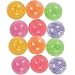 Neon Confetti Bouncing Balls (12 Pack) 1 3/8" by Fun Express