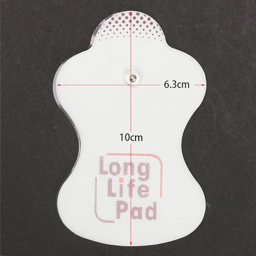 Image of AGAM Digital Therapy Machine Electrodes (Life Long) - Strong Adhesive Gel, Universal Replacement Pads for Muscle Pain Relief, Reusable TENS Unit Electrode Pads (Pack-8)