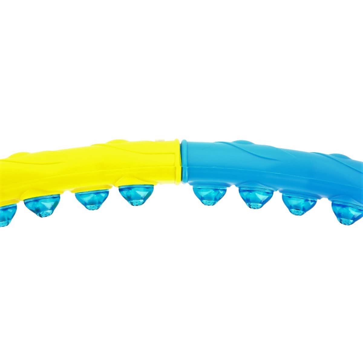HMS Hula Hoop Reifen mit Massagenoppen und Magneten | Erwachsene Hoop für Gewichtsreduktion | Durchmesser 110cm I Fitness Trainingsgerät Bauchtrainer