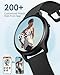 AGPTEK Smart Watch for Women Men, 5ATM Waterproof Smartwatch for Android and iOS Phones, Fitness Tracker Watch with 100+ Sports Modes, Heart Rate Monitor Pedometer Sleep Monitor, Black