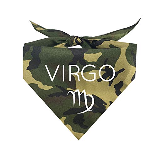 Virgo Astrology Sign Horoscope Zodiac Triangle Dog Bandana (Assorted Colors)