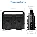 Miady BP-4CH 4 Channel V-Mount/V Lock Battery Charger with DC 16.5V Power Supply Output Compatible with Any V-Mount Battery(Battery Not Included)