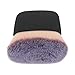 Mini Blush Brush, Soft Fiber Travel Powder Brush, Multifunctional Compact Powder Brushes, Stylish Wet and Dry Small Brushes Beauty Tool, 2.6x2.2in, Black