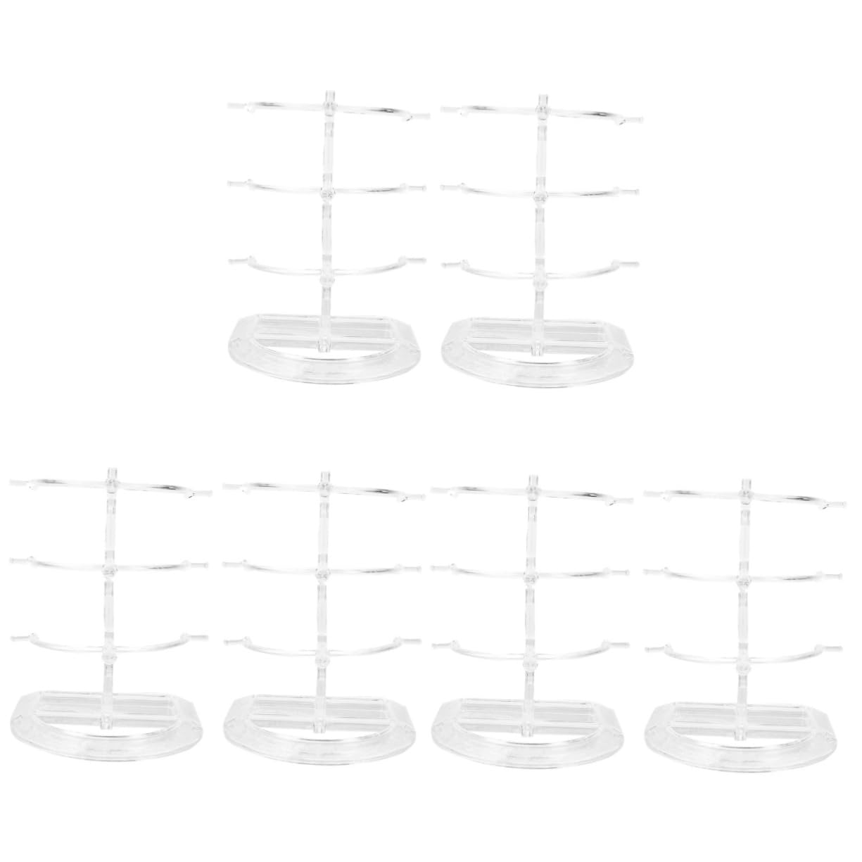 Amosfun 6 Stk Brillenständer brillen aufbewahren brillenablage Mehrschichtiger Brillenhalter Brillenbox Brillenhalterung Ausstellungsstand Sonnenbrillenhalter Brillen-Organizer-Ständer p.s