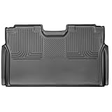 Husky Liners Fits 2015-19 Ford F-150 SuperCrew, 2017-19 Ford F-250/F-350 Crew Cab - without factory storage box Weatherbeater 2nd Seat Floor Mat (Full Coverage)