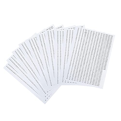 MagiDeal DMC Floss Number Stickers Classification Labels Letters Stitch Tool, Color Number Stickers Decals for