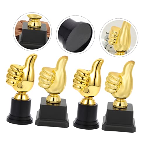 STOBOK 8 Pçs Modelos De Troféu Polegares Para Cima Para Adultos Troféus De Basquete Para Crianças Tr
