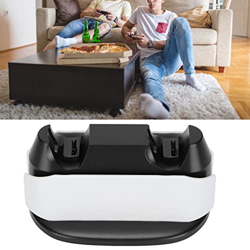 ASHATA Carregador controlador para PS5, carregador de dock station e carregador com controle duplo p