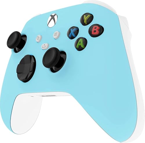 Image of Custom Controllerzz Wireless Controller for Microsoft Xbox Series X /S & Xbox One - Custom Soft Touch Feel - Custom Xbox Series X /S Controller (X /S Baby Blue)