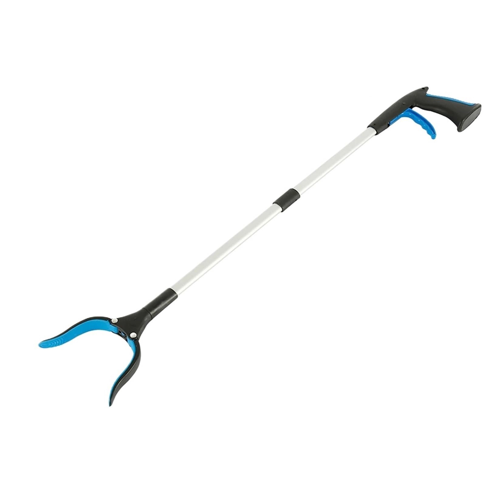 Recogedor Pinza Superior Recogedor de Basura, Palo Plegable Que Ayuda a agarrar la Mano, Herramienta portátil for Recoger Basura con mandíbulas Antideslizantes, Giratorio de 360 ​​Grados(Blue)
