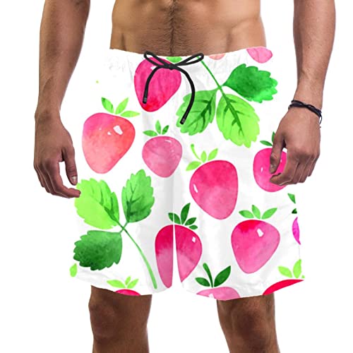 Short de plage à motif fraises JDEZ pour vos vacances au soleil