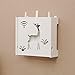 Boite de Rangement for routeur WiFi étagère TV Murale Bois Support Mural à Trois Couches (Color : D9.4 * 3.3 * 7.9in)