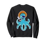 Pulpo Pirata Parche en el ojo Sudadera