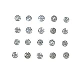 diamante natural vs sintetico Lote: - Lote de 20 piezas 20 Piedras Lote 100% Natural 2.0mm Diamante Suelto VS Color GH Corte Brillante Redondo