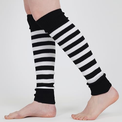 Image of Mysocks Leg Warmers Extra Soft Stylish Fancy Winter 80s Party Dance Neon Long Legwarmers for Women Girls Ladies