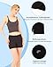 POPKOK Damen Anti Chafing Unterhosen Boxershorts Kurze Leggings Unterwäsche Nahtlos Boyshorts Panties 3er Pack (M, Schwarz)