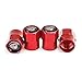GO-UPP 4Pcs ST Logo Metal Car Wheel Tire Valve Stem Caps for Ford ST Focus Mondeo kuga Fiesta ecosport s-max Edge Mustang Transit Taurus f150 Exploror Decorative Accessory, Red