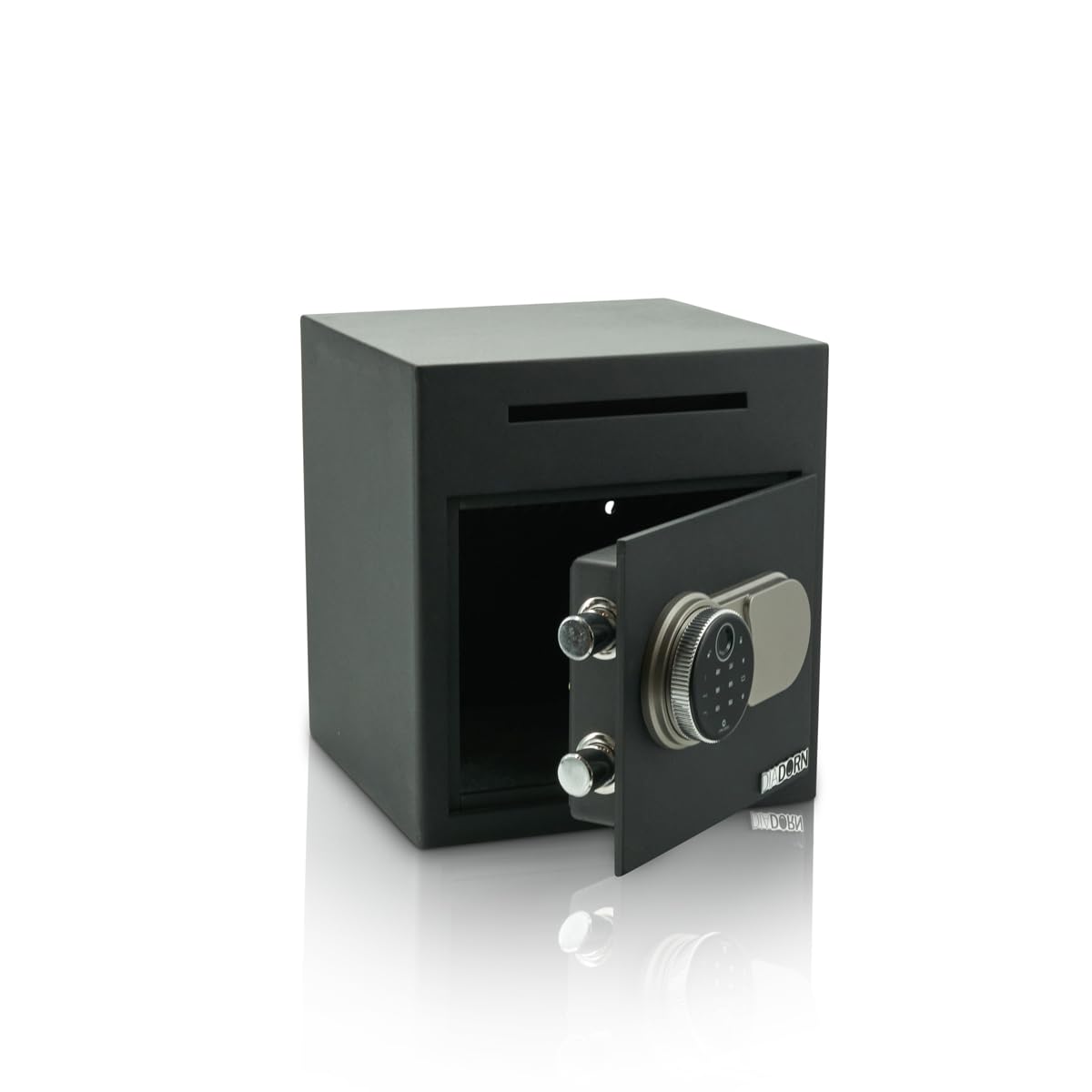 EINWURFTRESOR MIT FINGERPRINT PIN-CODE SCHLOSS | FINGERABDRUCK SCANNER | GASTRONOMIE