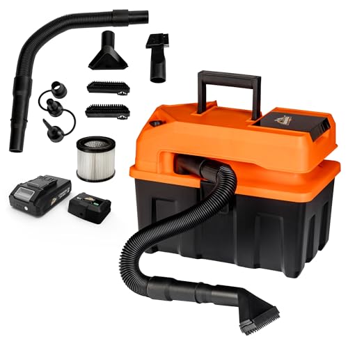 Armor All 2.5-Gallon 20V Cordless Wet Dry Vacuum – DVTB202 0902