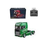 camion 6x4 benne Jeu de semi-remorque extensible : prend en charge la remorque à plateau 1:18 en option avec fonctions de levage et d'abaissement pour des scénarios de transport réalistes