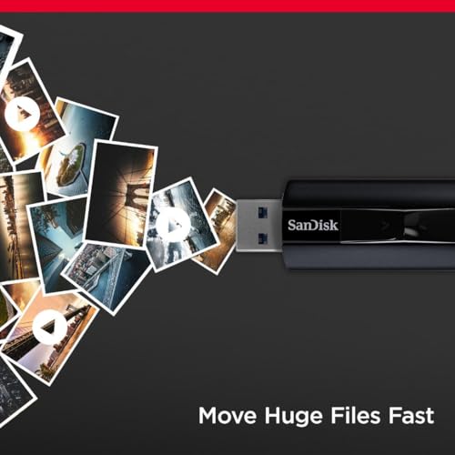 SanDisk Flash Drive 256GB Extreme PRO USB 3.2 de estado sólido - SDCZ880-256G-GAM46