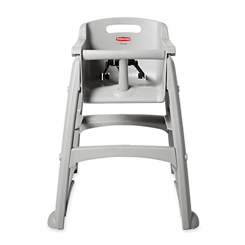 Rubbermaid Commercial Products Sturdy High-Chair For Child/Baby/Toddler, Pre-Assembled With Wheels, Platinum (Fg780508Plat) #TOP30