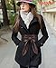 WHIPPY Women Obi Belt Fashion Wrap Around Wide Waistband Knotted Cinch Belt for Dress, Coffee, S-M