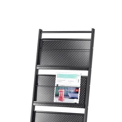 Nowoczesny Wolnostojący Stojak Na Czasopisma, Gazety, Informacje, Metalowy Mobilny Stojak Reklamowy, Łatwy W Przenoszeniu, Stojący Na Podłodze Stojak Na Czasopisma