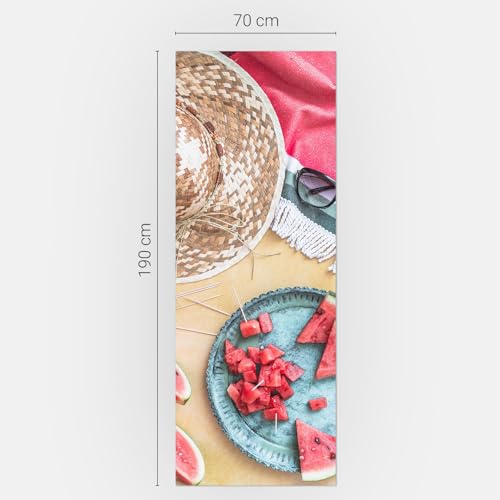 Autocollants frigo 70x190 pour masquer rayures cuisine - 5