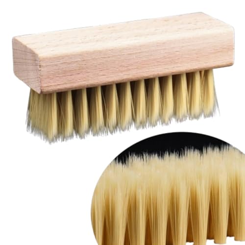 Escova De Cerdas Para Limpeza De Sapato Tenis Camurça Nobuck (CERDAS MACIAS)