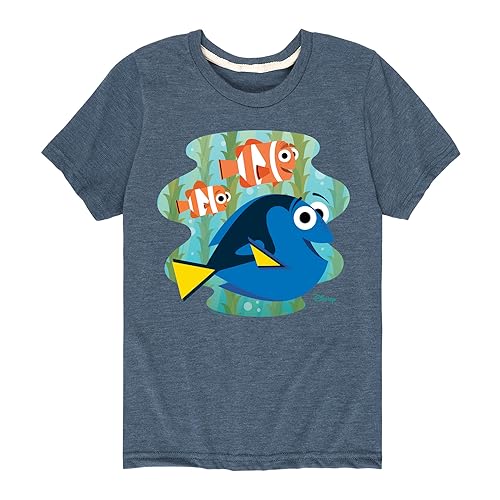Disney Finding Dory - Dory, Nemo, & Marlin - Toddler & Youth Short Sleeve Graphic T-Shirt