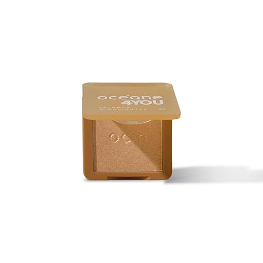 Océane Iluminador Facial Dourado - Shimmer Highlighter Gold 4You 6G