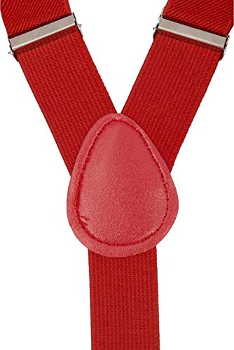 RR DESIGN suspenders for boys, kids,men and women (red, large men size) - Image 2 thumbnail