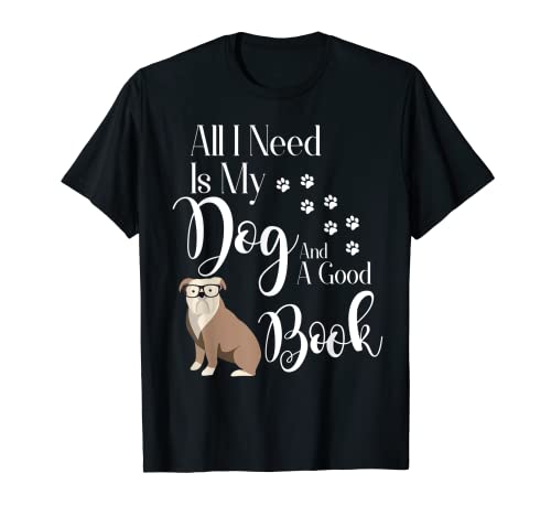 Amoureux du livre de lecture de chemise bouledogue anglais T-Shirt