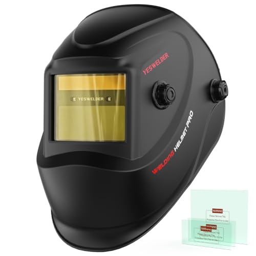 YESWELDER Schweißhelm, Wahre Farbe, Automatischer Verdunkelung – Ansicht 1