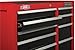 CRAFTSMAN Tool Cabinet with Drawer Liner Roll & Magnetic Towel Holder, 26-Inch, Rolling, 5 Drawer, Red (CMST82769RB)