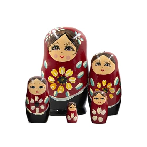 Muñecas Rusas para Adultos | Estatuilla de Mesa de Muñecas Rusas de Madera - Modelo De Madera Pintado A Mano Para Decoración De Centro De Mesa Navidad Sala De Estar Entrada Chimenea Habitación Infanti