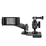 Dash Mount Cell Phone Holder Compatible with Jeep Wrangler JL (NOT 4xe) & Gladiator (2018+) with 2 Mounts for Action Camera and GPS Navigation Compatible with iPhone and Android Smarthones