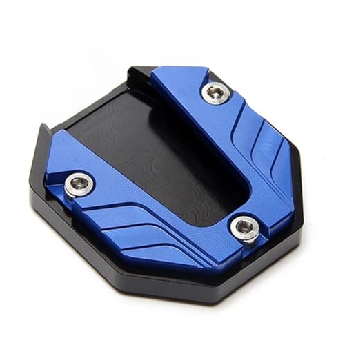 Base élargie de béquille latérale de scooter et plaque moto