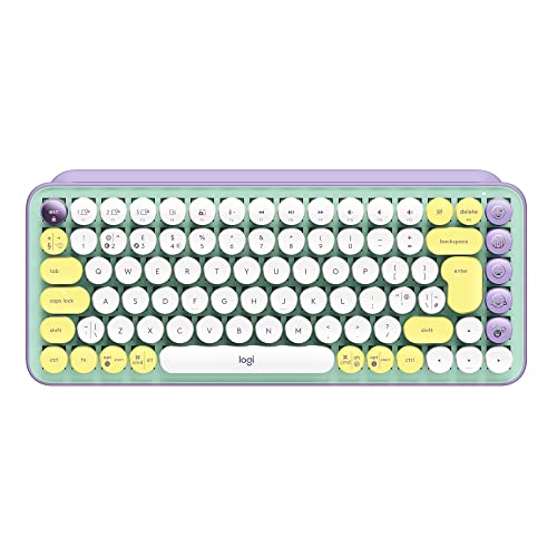 Logitech-POP-Keys-Tastiera-Meccanica-Wireless-con-Tasti-Emoji-Personalizzabili-Layout-Inglese-QWERTY-Daydream