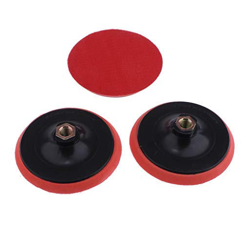 Preisvergleich Produktbild chiwanji Hochwertiger Klett Stützteller Schleifteller Polierteller Teller für M14 Winkelschleifer - 125mm