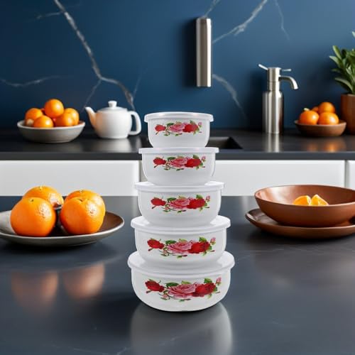 Bols en émail pour préparation et service de repas en extérieur - 8