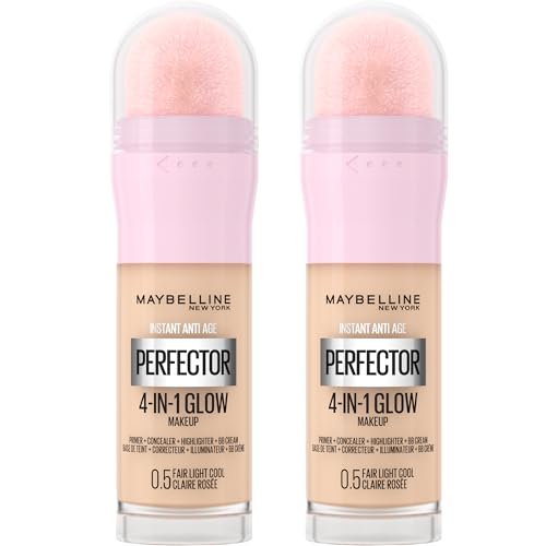 Maybelline Glow Perfecteur de Teint 4-en-1 : base, correcteur, BB crème et enlumineur Fair Light