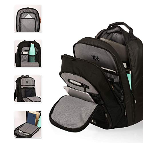 Ascentials Pro Meta, Travel Backpack, Business Commuter Backpack, Duffel Bag for Men, 15 Inch Laptop Sleeve, 22 Liter