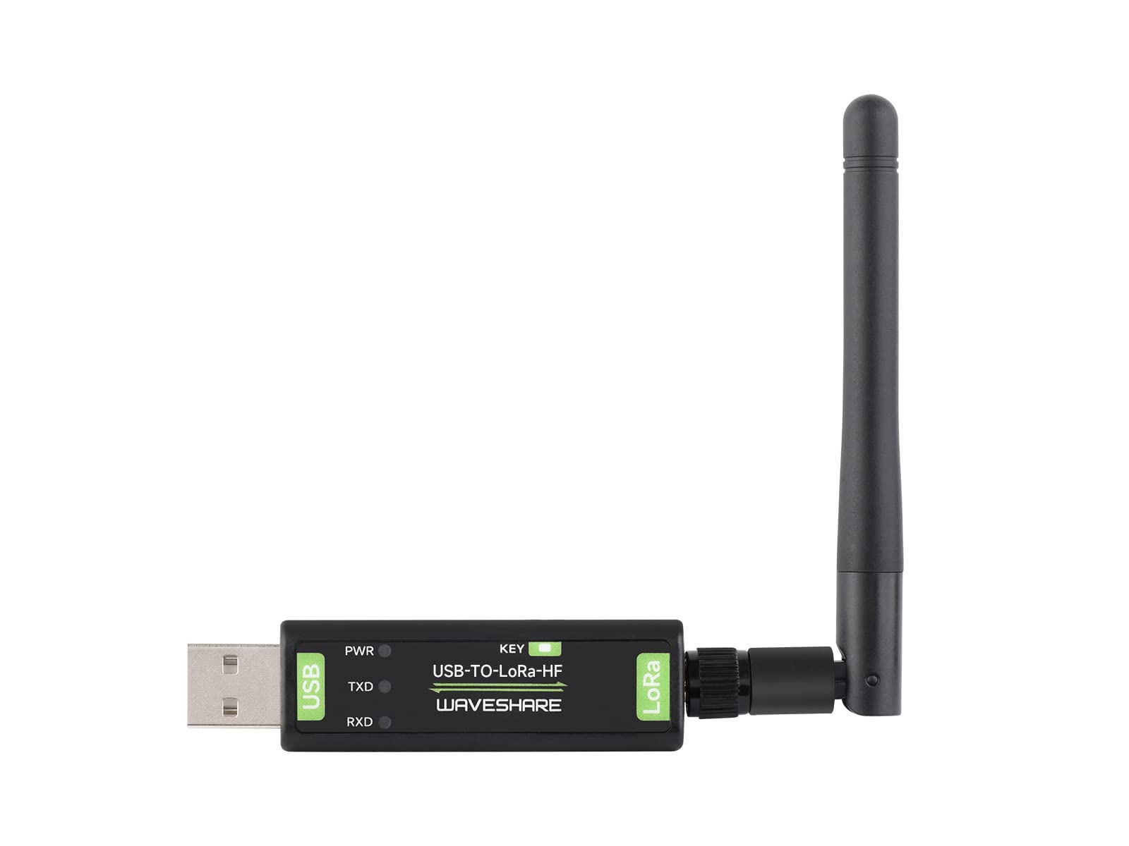 USB to LoRa Wireless Data Transfer Module Based On SX1262, Supports Point-to-point, Point-to-multipoint, Relay Network, AES, etc. 850~930MHz Frequency, Driver-free, Portable and Easy to Use