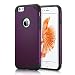 Technext020 Slim Hybrid Dual Layer Silicone Bumper Case for Apple iPhone 6 / iPhone 6S Purple